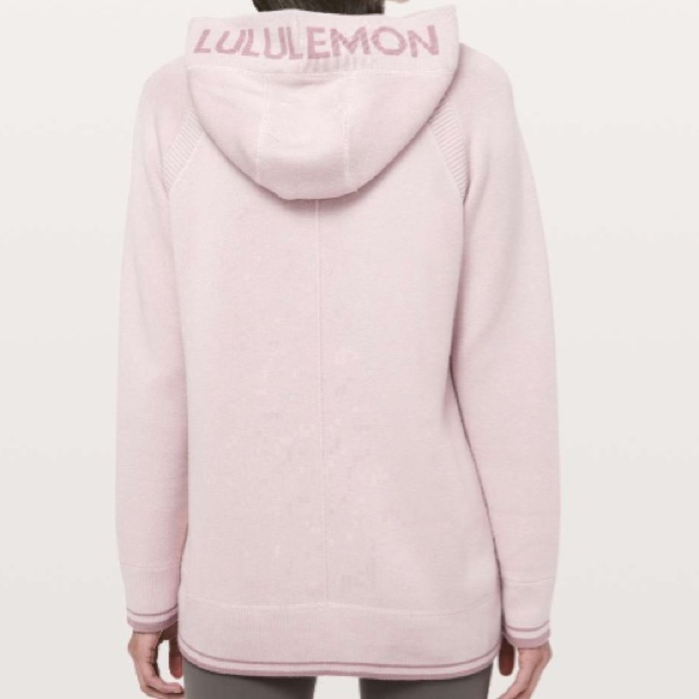 lululemon athletica Light Pink Hooded Sweater - Picture 3 of 8